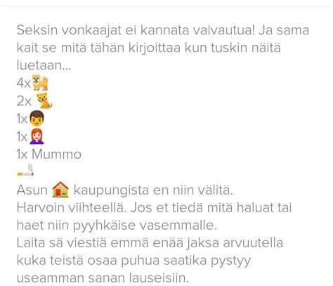 Hyvä Tinder bio teksti naiselle